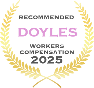 Doyle’s Guide badge: Recommended Workers Compensation Lawyer 2025
